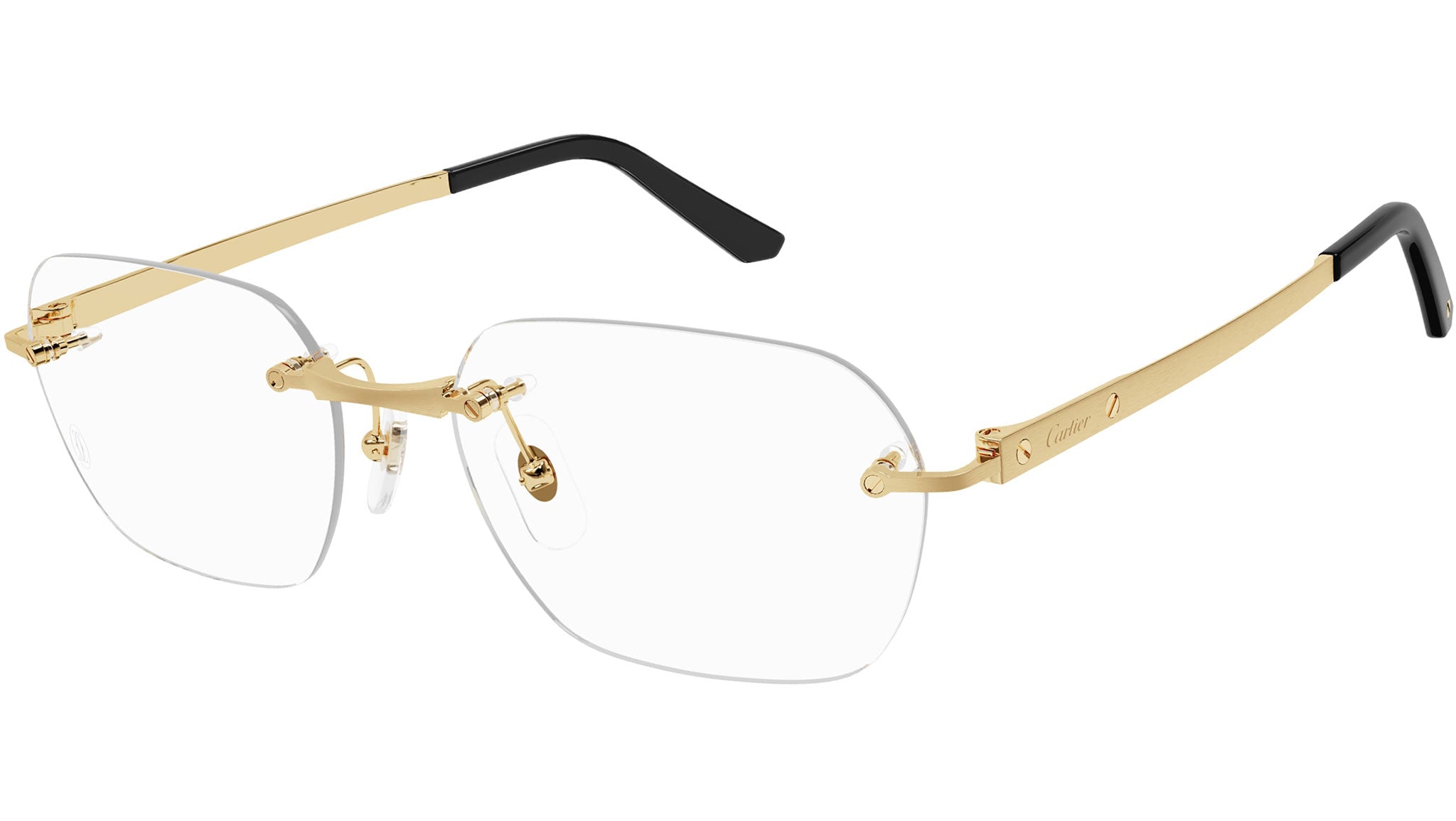 Occhiali da vista CARTIER CT0407O Smooth golden finish
