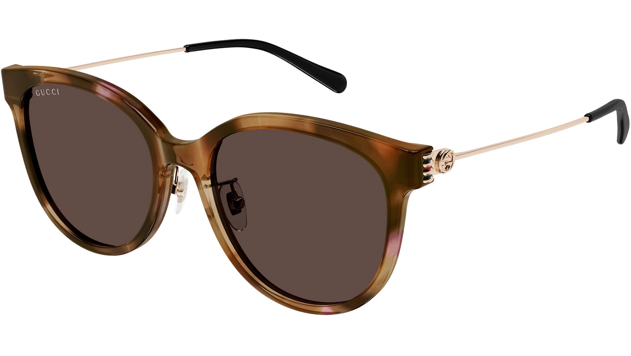 Occhiali da sole GUCCI GG1883SK Shiny vintage brown havana