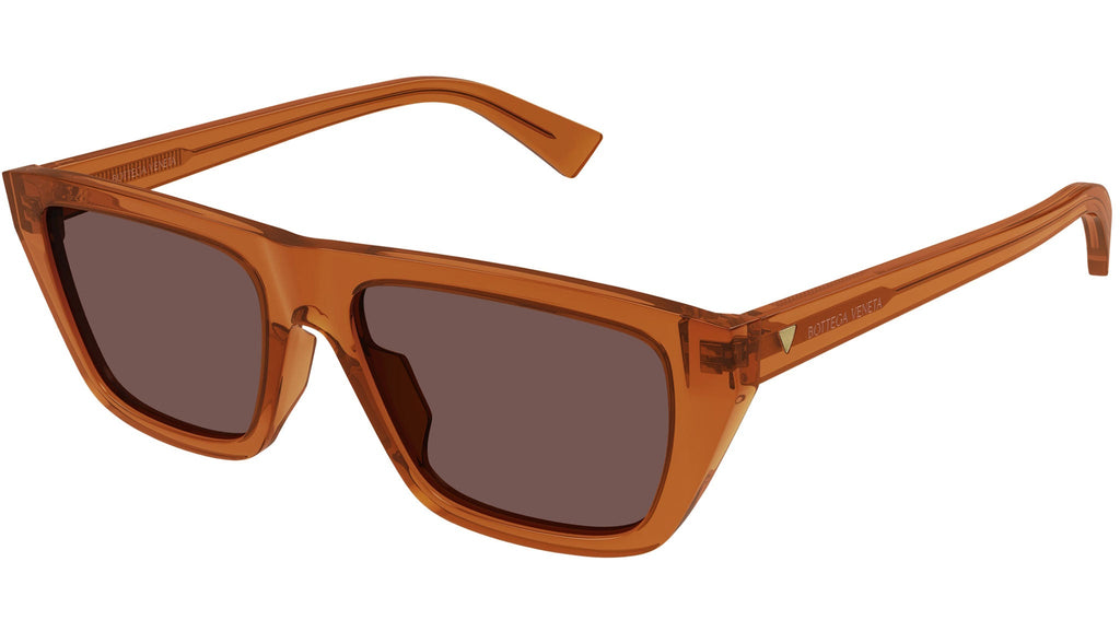 Occhiali da sole BOTTEGA VENETA BV1291S Shiny transparent rust