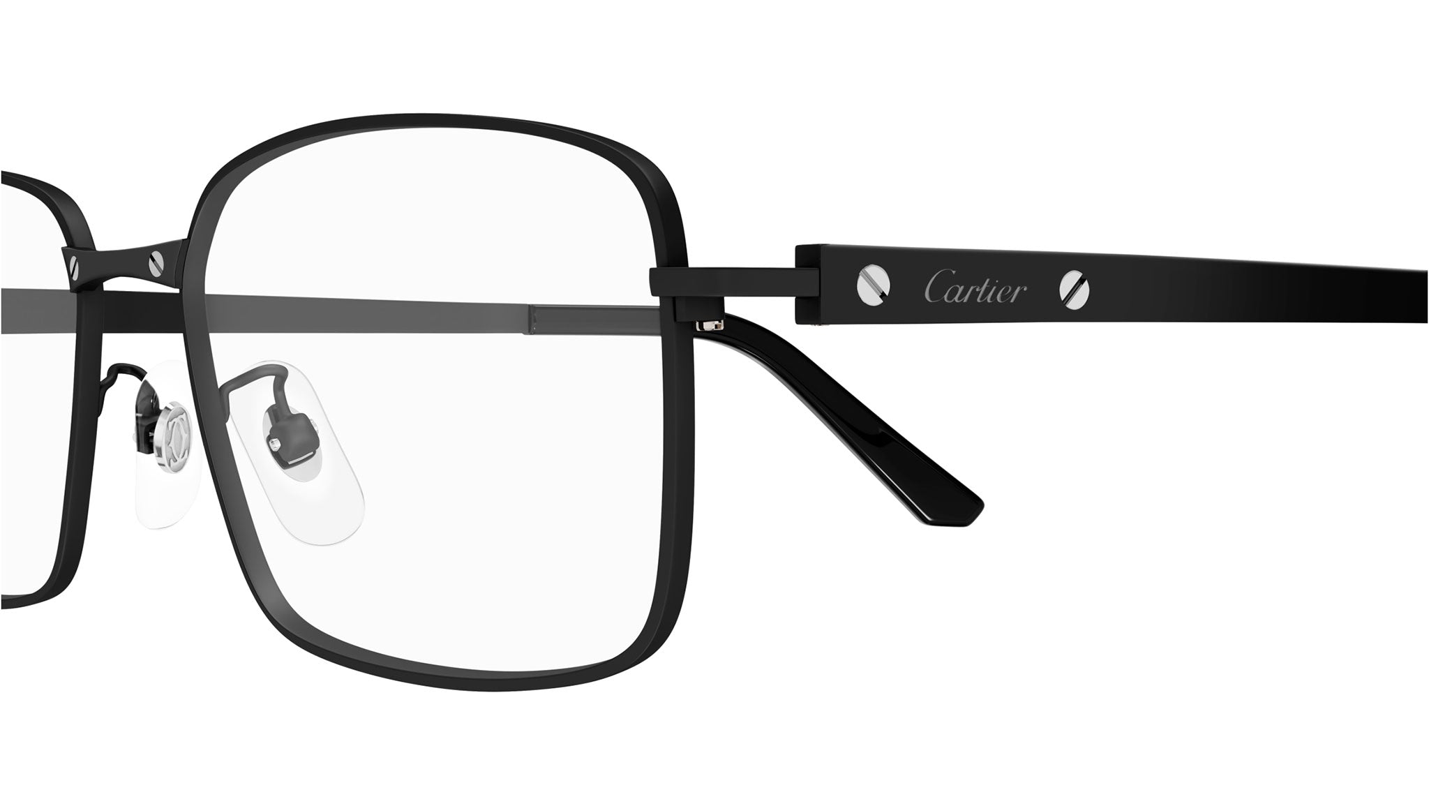Occhiali da vista CARTIER CT0555OA Matte black pvd finish