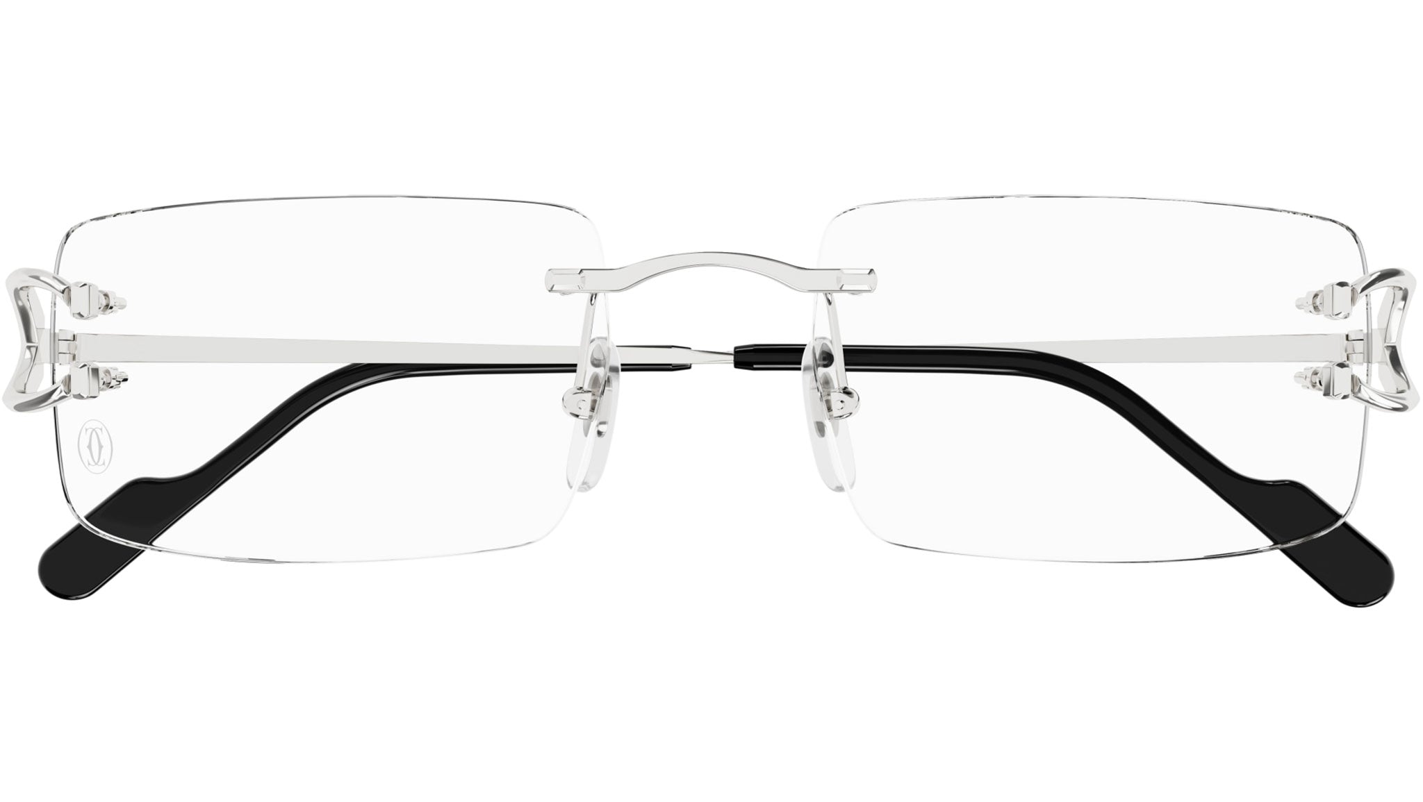 Occhiali da vista CARTIER CT0488O Smooth platinum finish