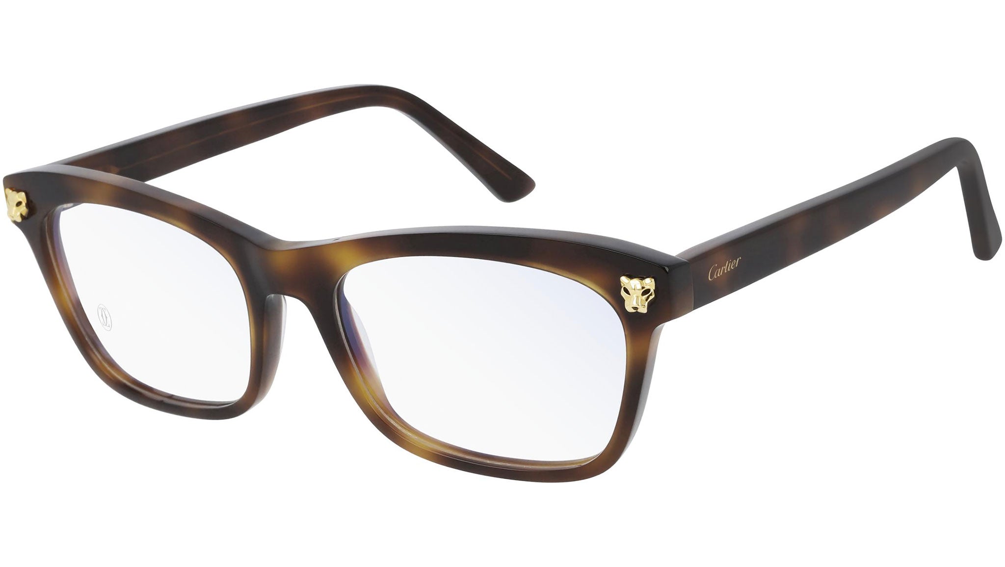 Occhiali da vista CARTIER CT0144O Tortoiseshell smooth golden