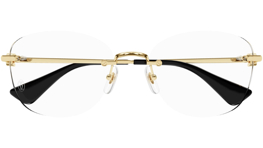 Occhiali da vista CARTIER CT0414O Smooth golden finish