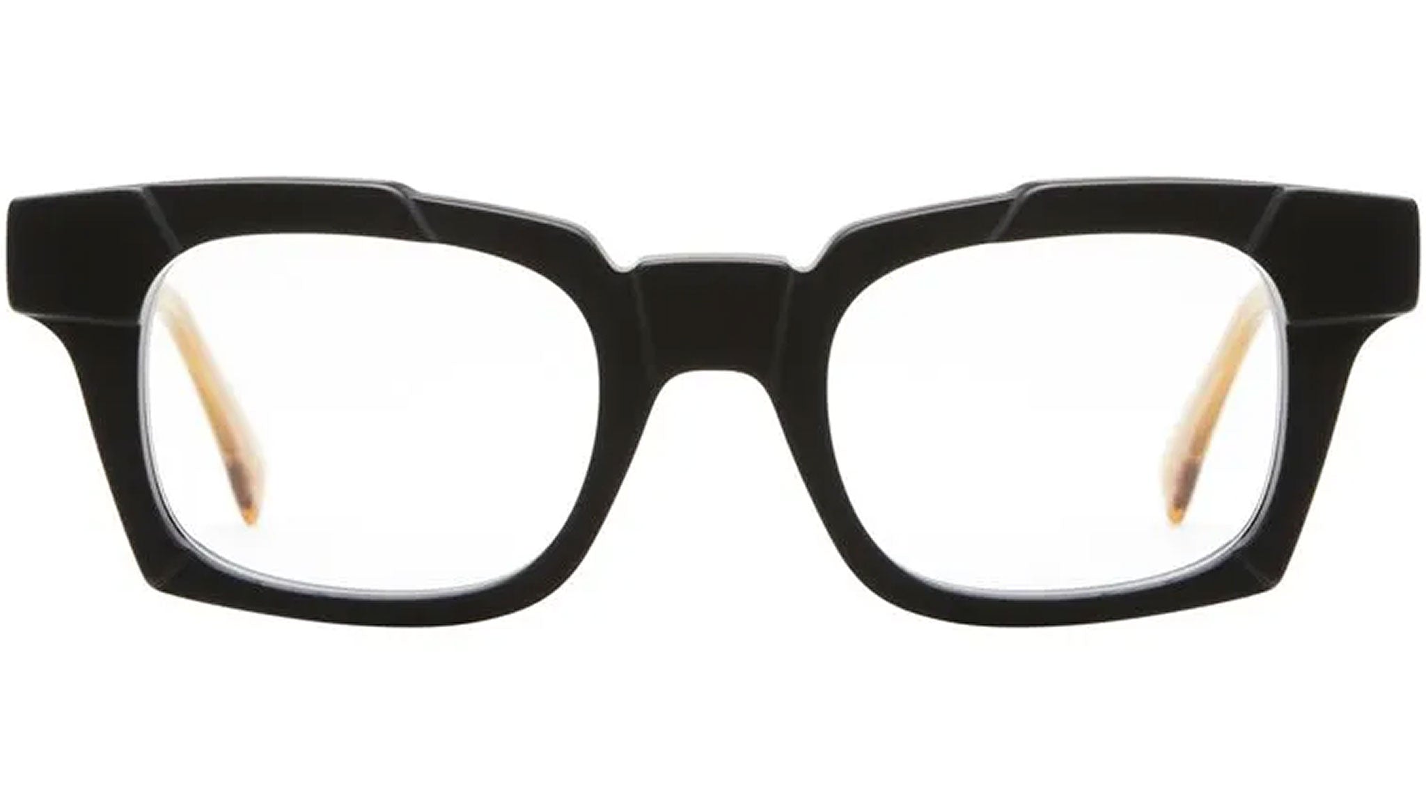 Occhiali da vista KUBORAUM S3 Black matte transparent caramel
