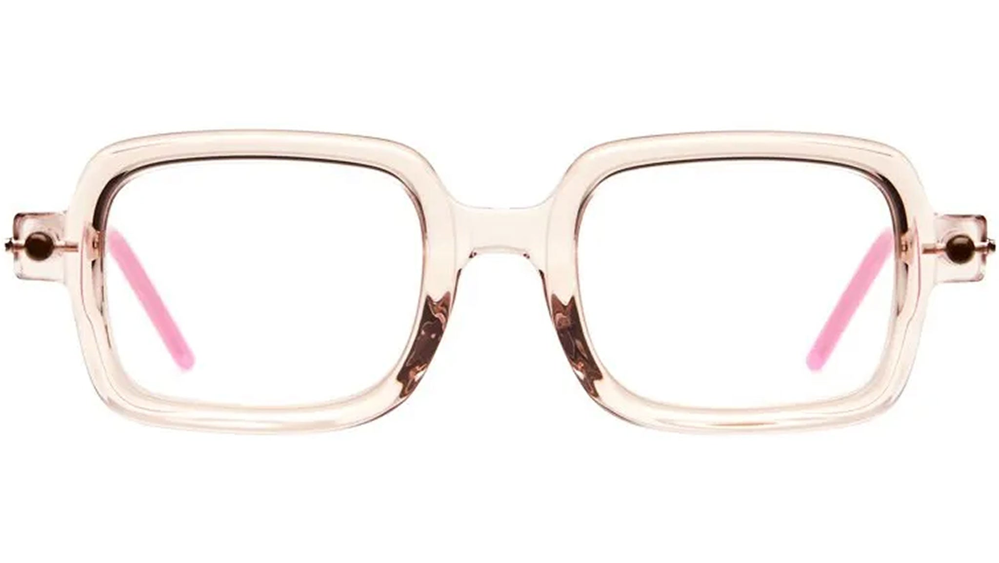 Occhiali da sole KUBORAUM P2 Transparent peach pink