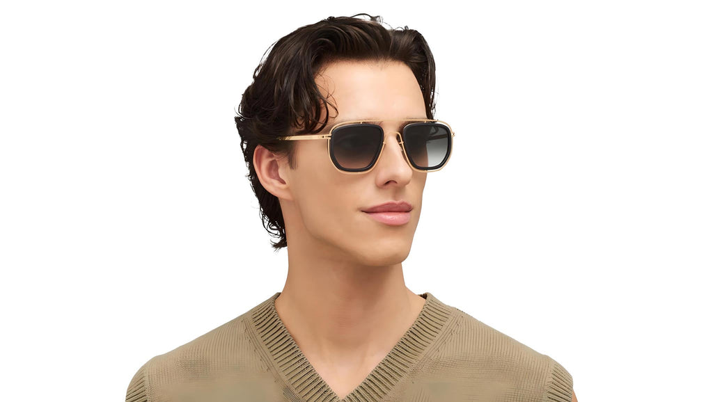 Occhiali da sole MYKITA FERLO Pitch black glossy gold