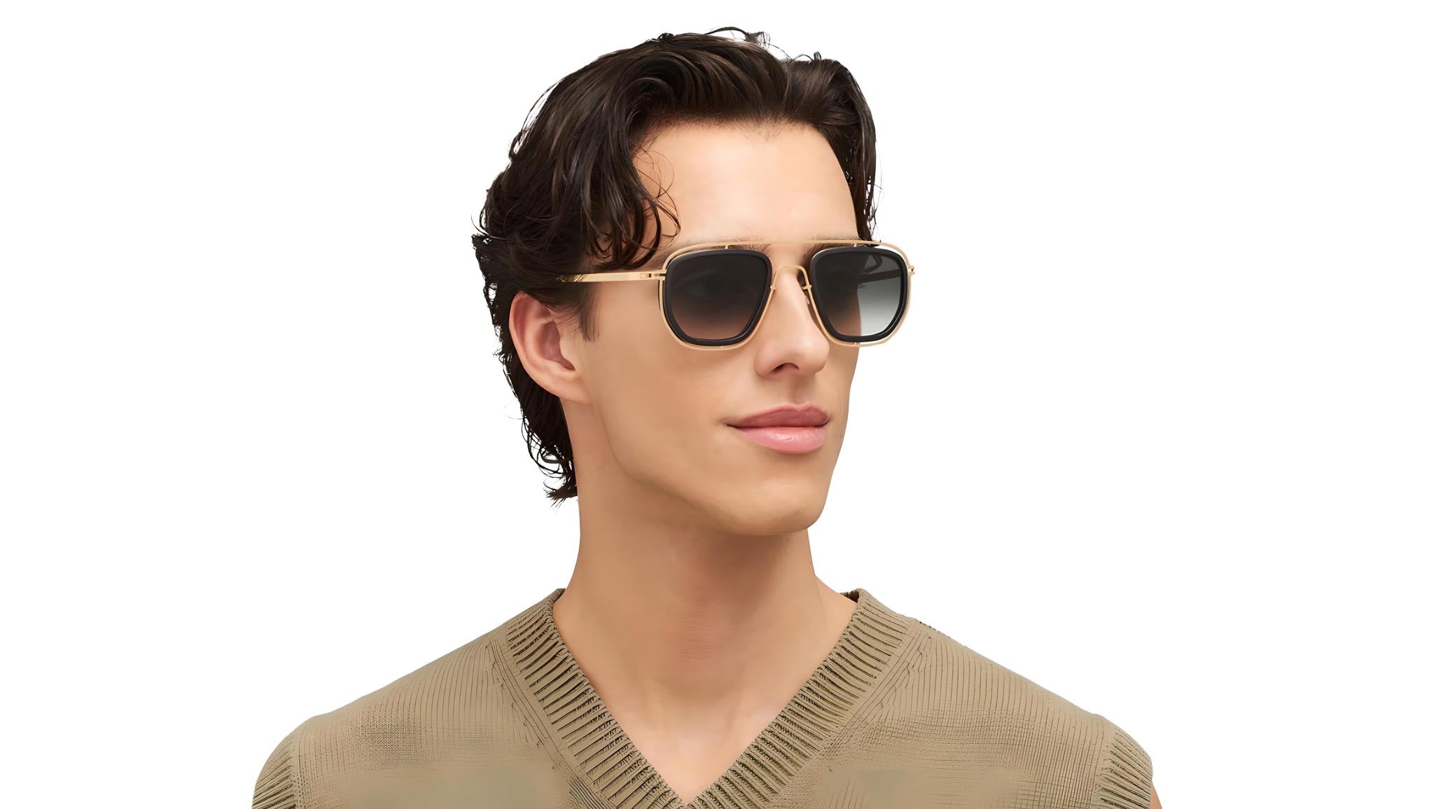 Occhiali da sole MYKITA FERLO Pitch black glossy gold