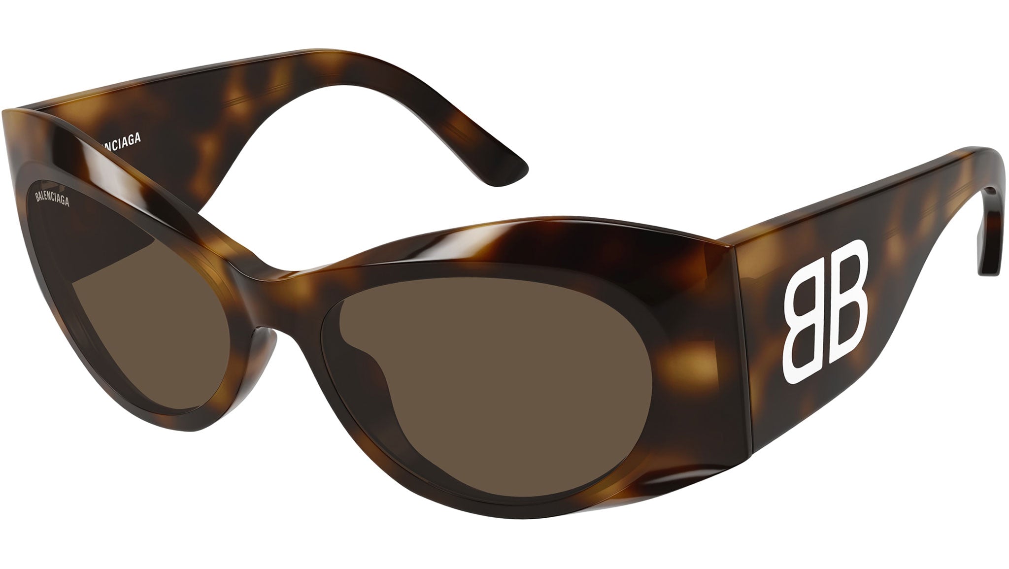 Occhiali da sole BALENCIAGA BB0394S Shiny medium havana