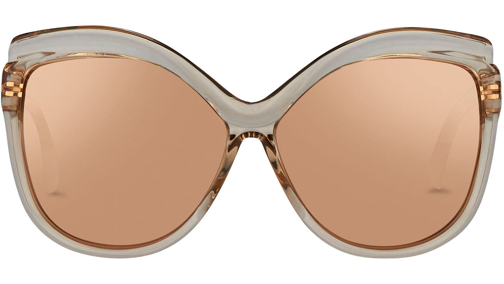 Occhiali LINDA FARROW 465 Ash grey rose gold
