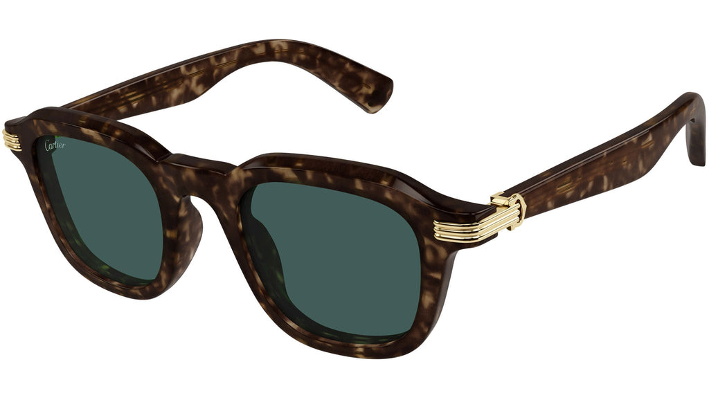 Occhiali da sole CARTIER CT0536S Dark tortoiseshell effect