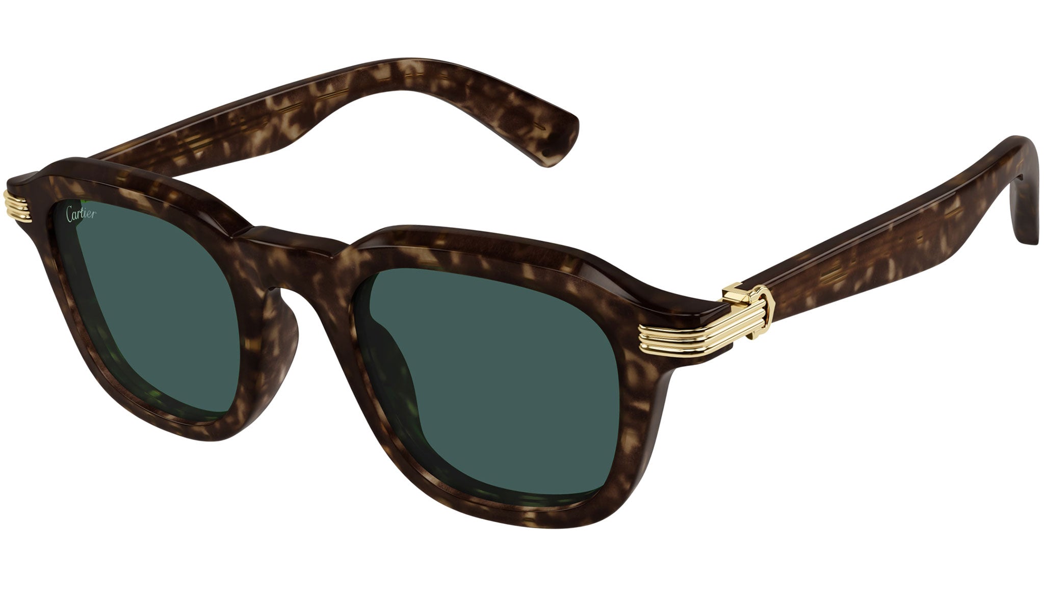 Occhiali da sole CARTIER CT0536S Dark tortoiseshell effect