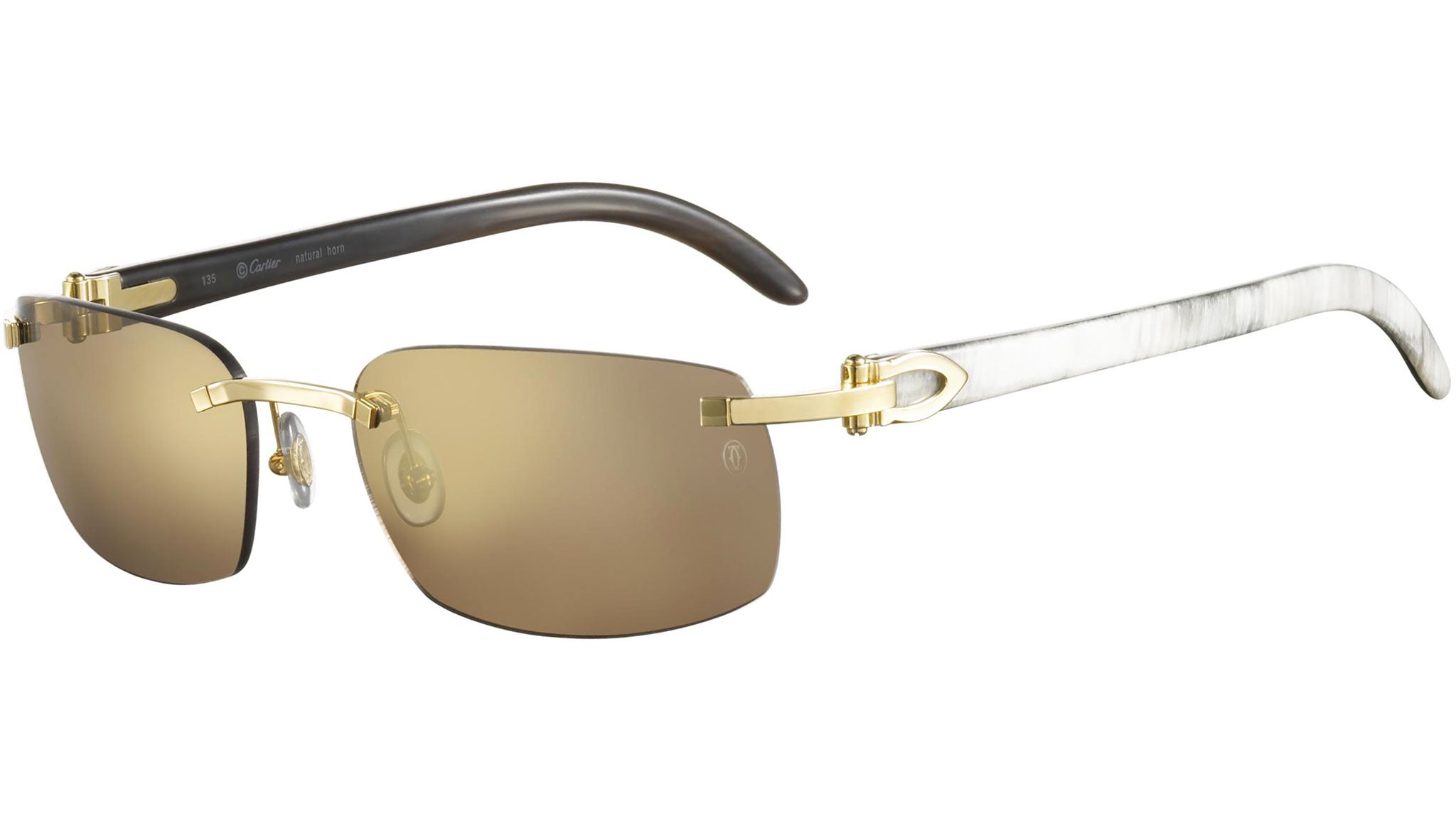 Occhiali da sole CARTIER CT0046S Gold