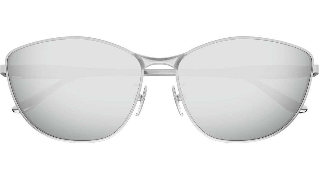 Occhiali da sole BALENCIAGA BB0358SK Shiny horizontal brushed silver