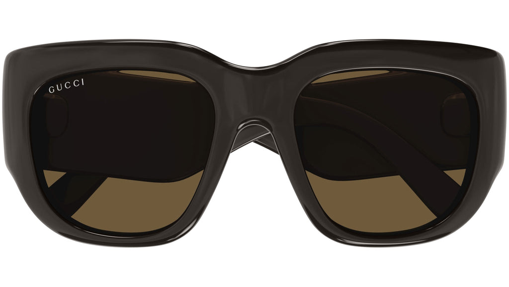 Occhiali da sole GUCCI GG1545S Shiny solid brown
