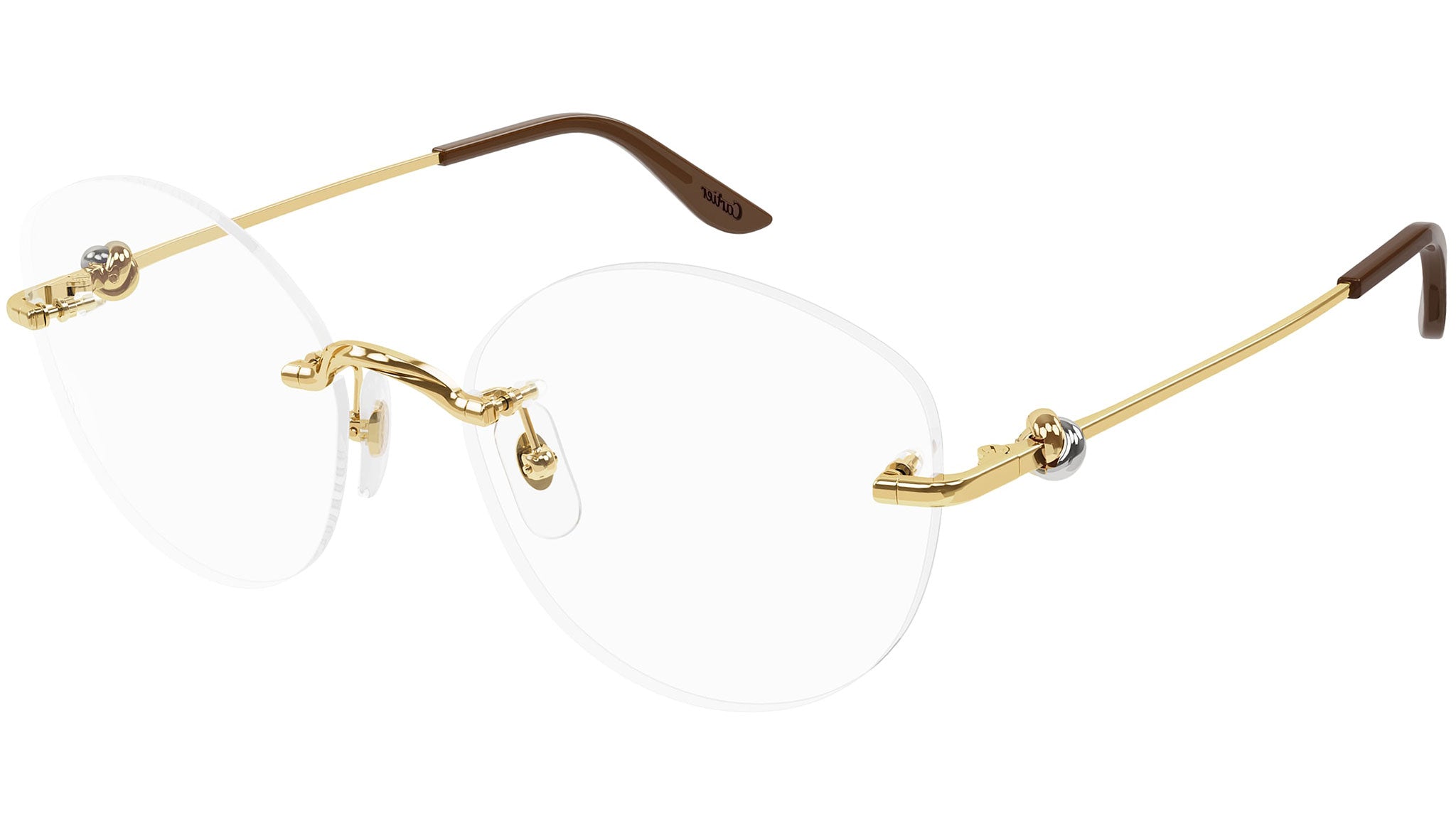 Occhiali da vista CARTIER CT0376O Smooth golden finish