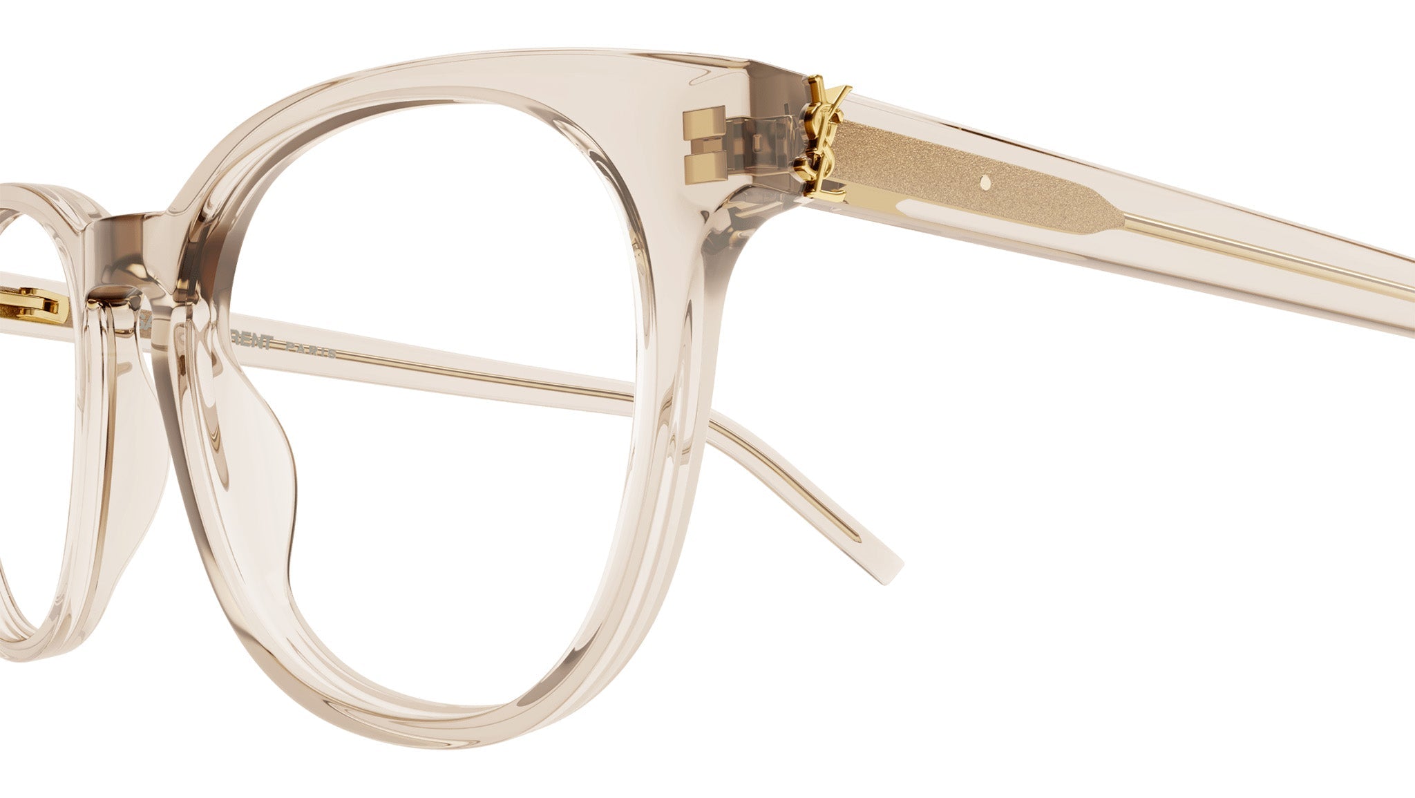 Occhiali da vista SAINT LAURENT SLM111 Shiny transparent nude
