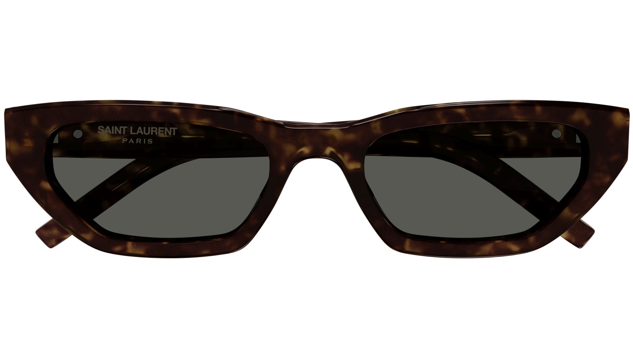 Occhiali da sole SAINT LAURENT SLM126 Shiny dark havana