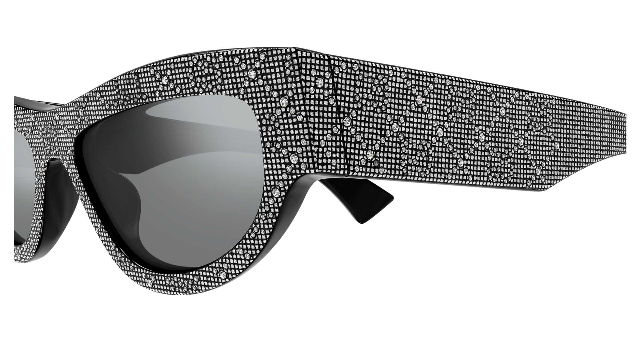 Occhiali da sole GUCCI GG1834S Shiny black with crystal strass shiny silver