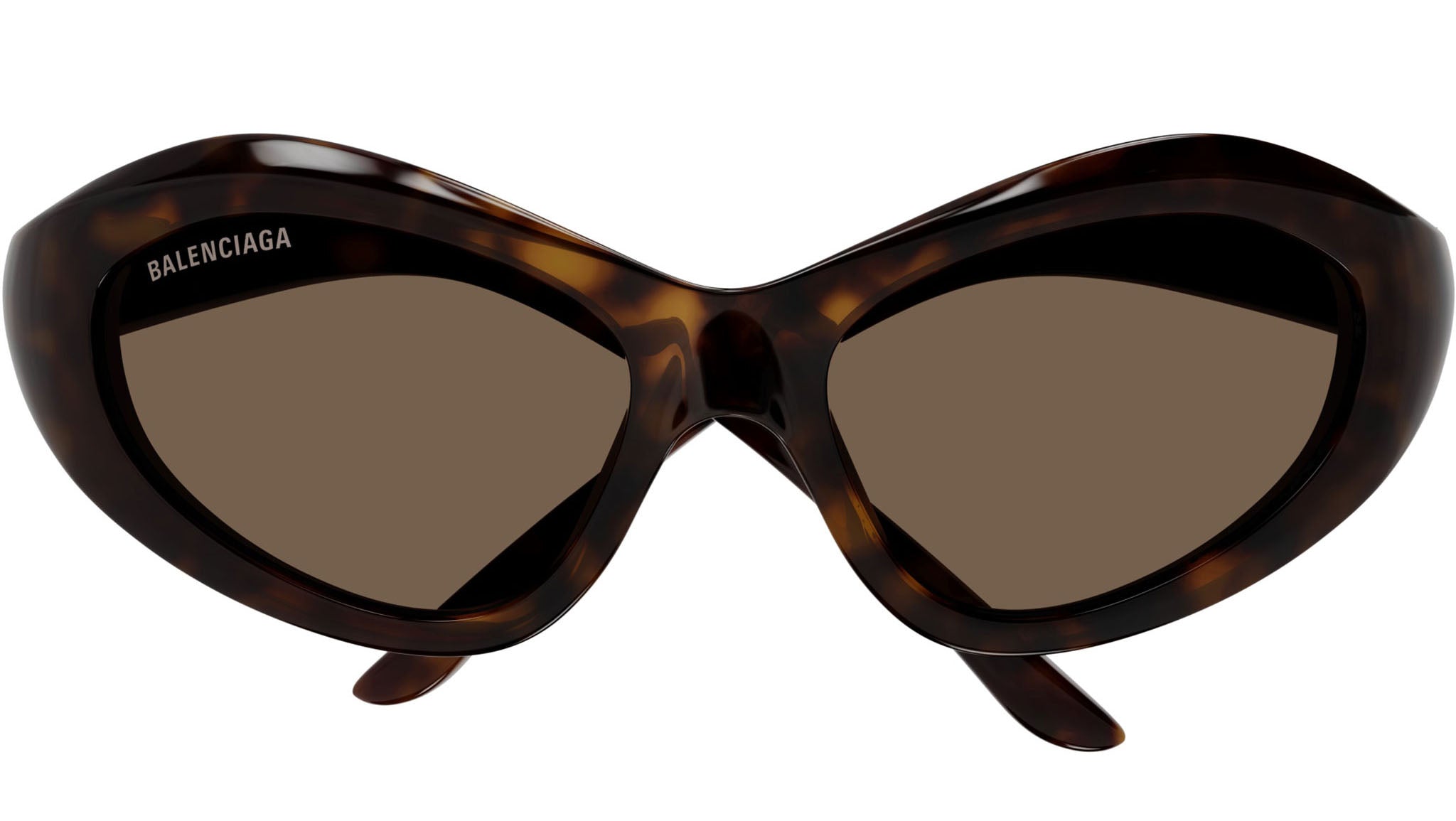 Occhiali da sole BALENCIAGA BB0386S Shiny dark havana