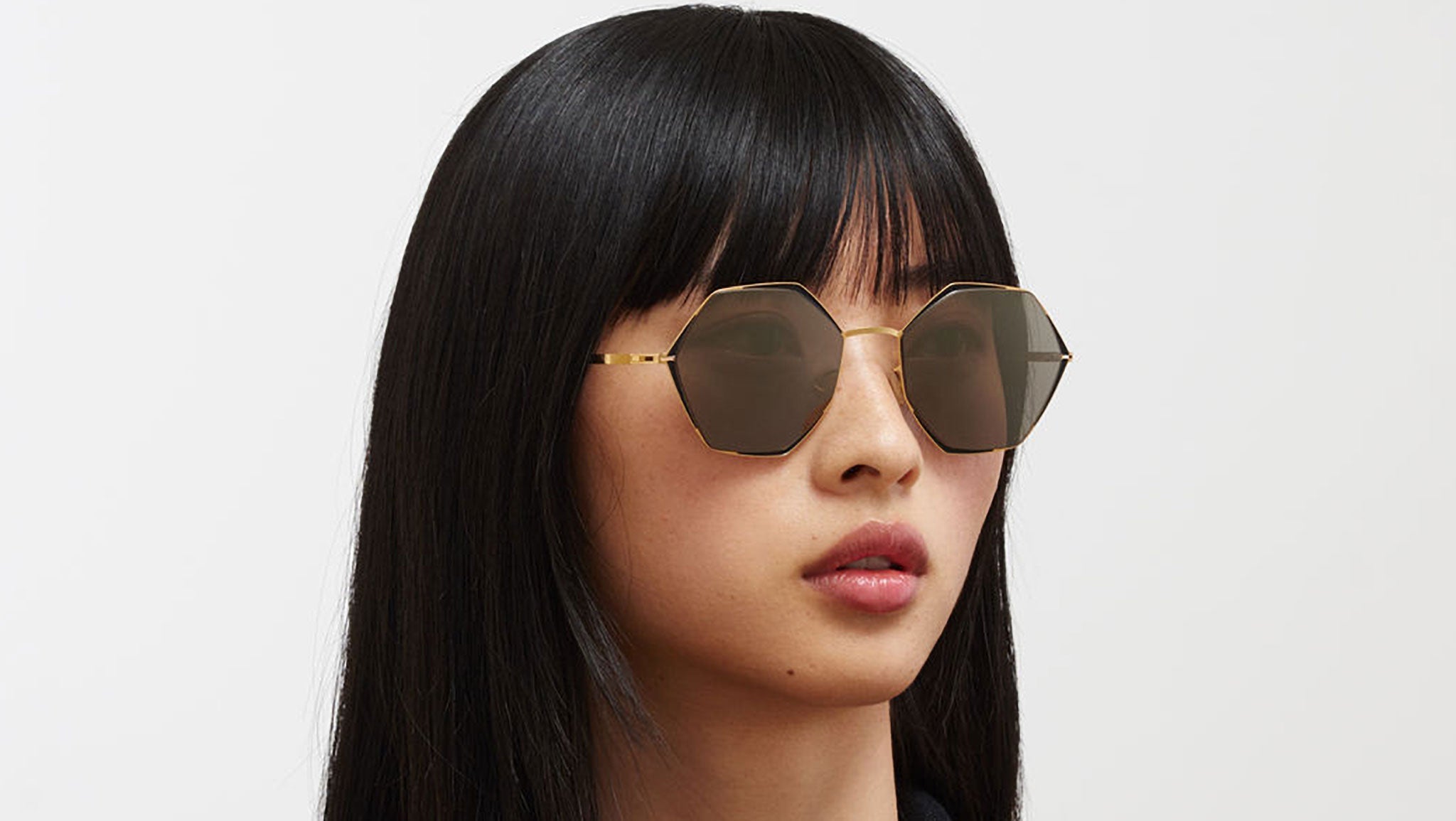 Occhiali MYKITA ALESSIA Gold jet black
