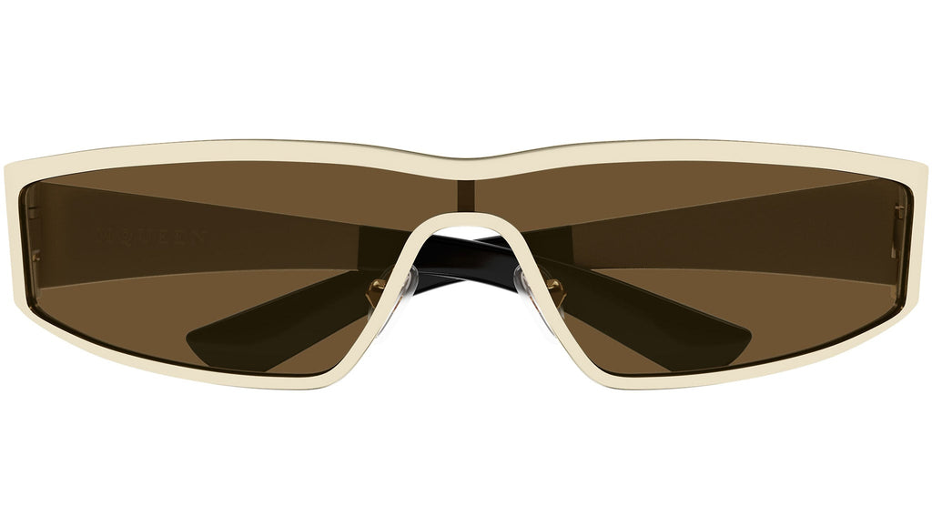 Occhiali da sole ALEXANDER MCQUEEN AM0491S Shiny light gold