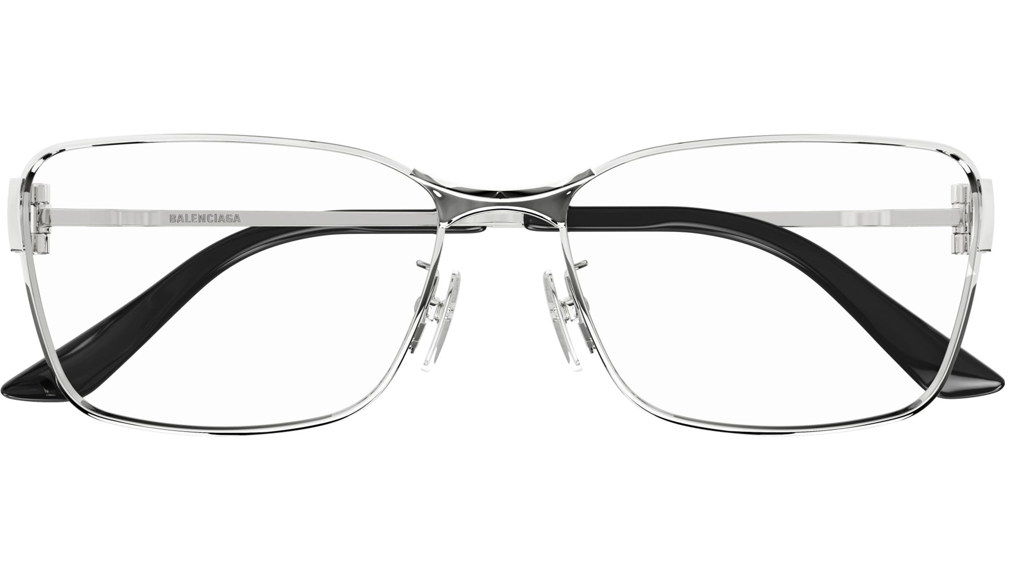 Occhiali da vista BALENCIAGA BB0375OA Shiny silver