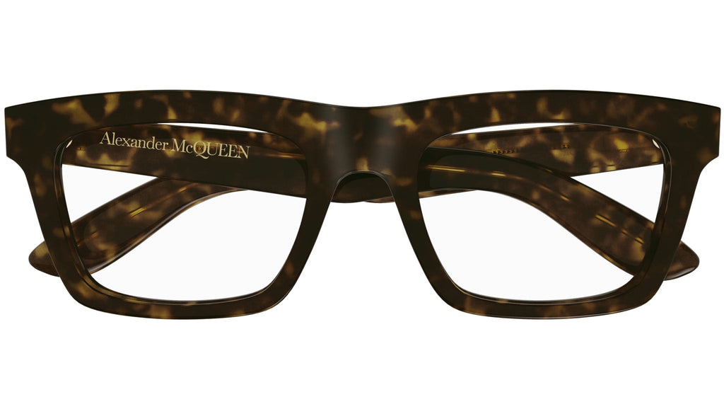Occhiali da vista ALEXANDER MCQUEEN AM0423O Shiny dark havana