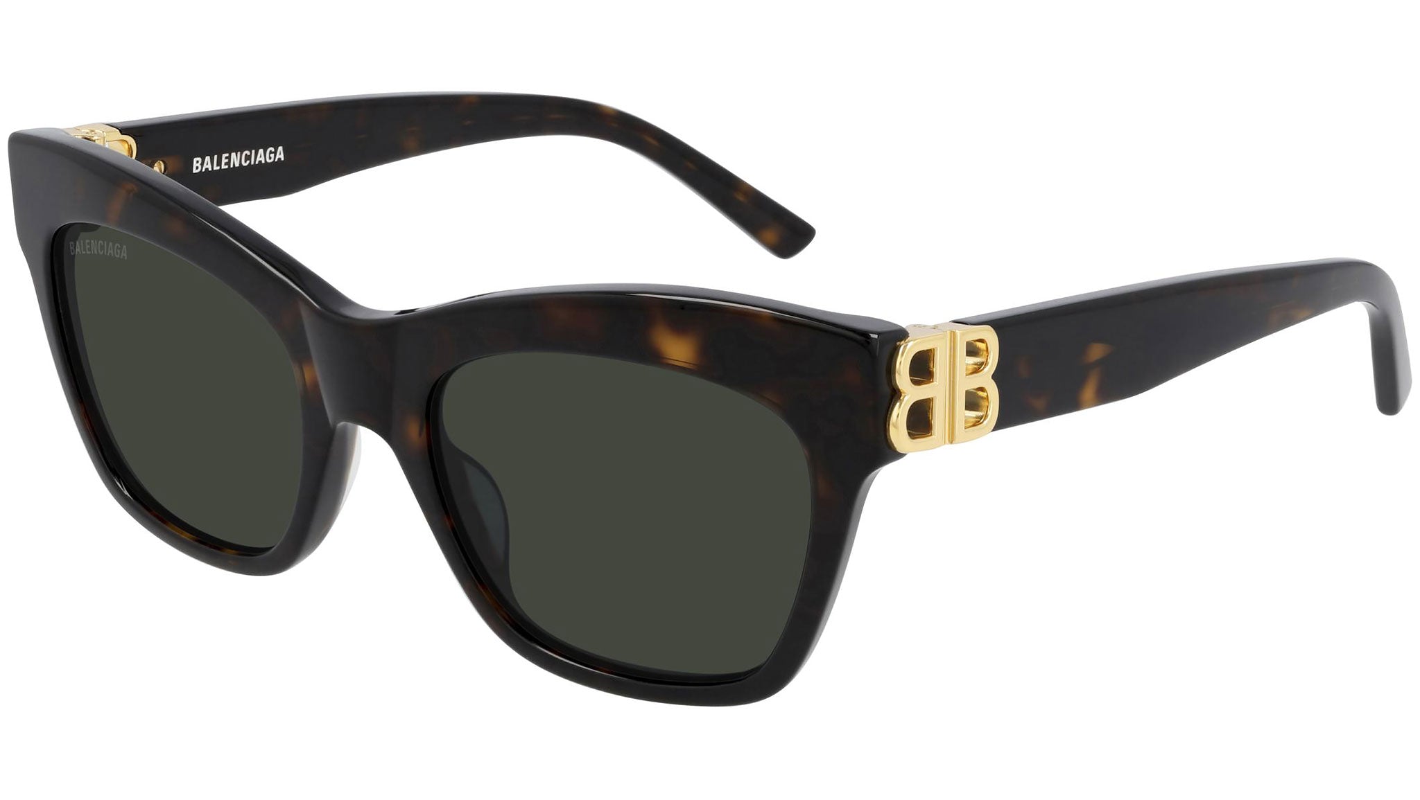 Occhiali da sole BALENCIAGA BB0132S Shiny dark havana
