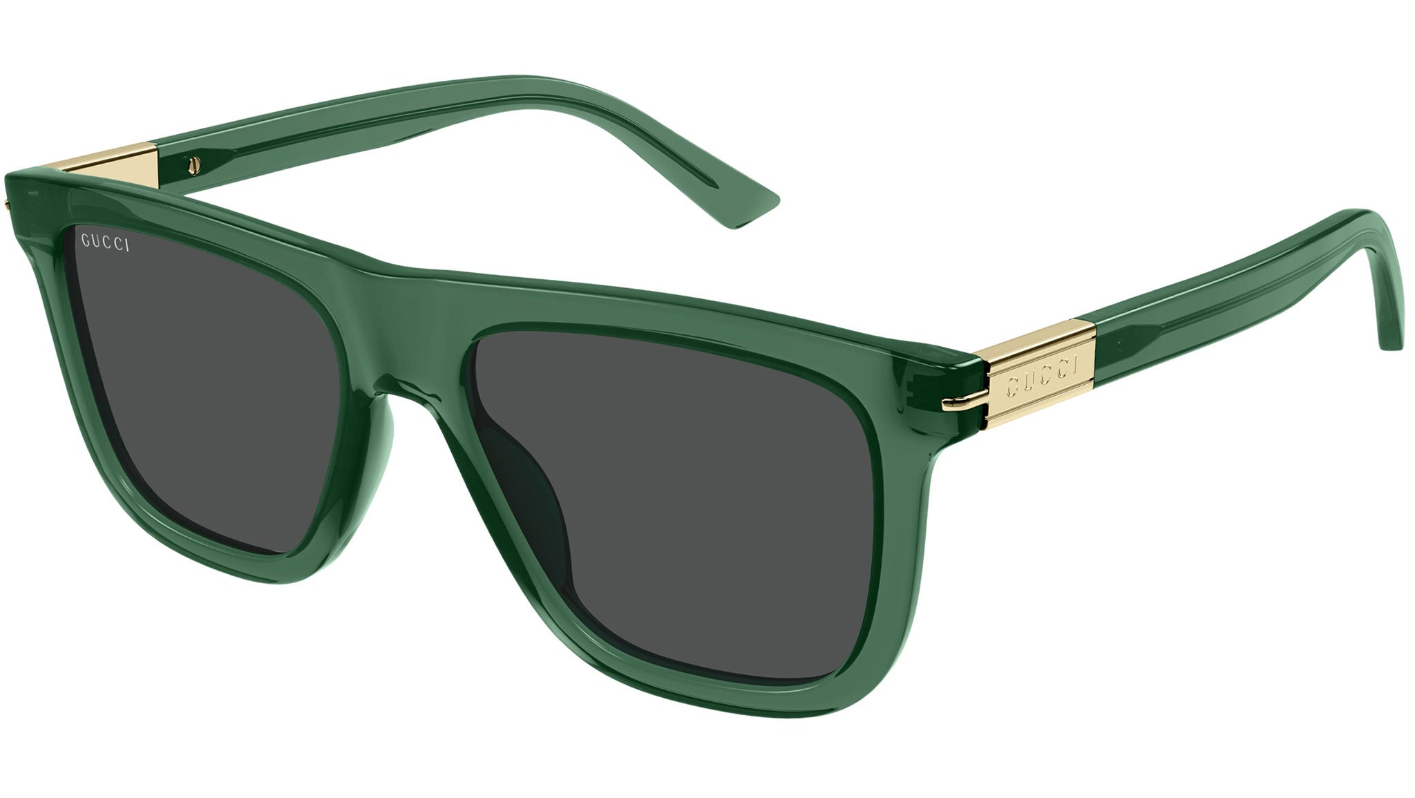 Occhiali da sole GUCCI GG1502S Shiny transparent bottle green