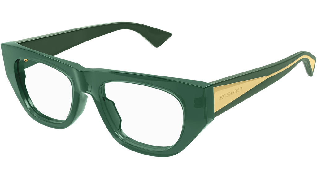 Occhiali da vista BOTTEGA VENETA BV1279O Shiny transparent bottle green
