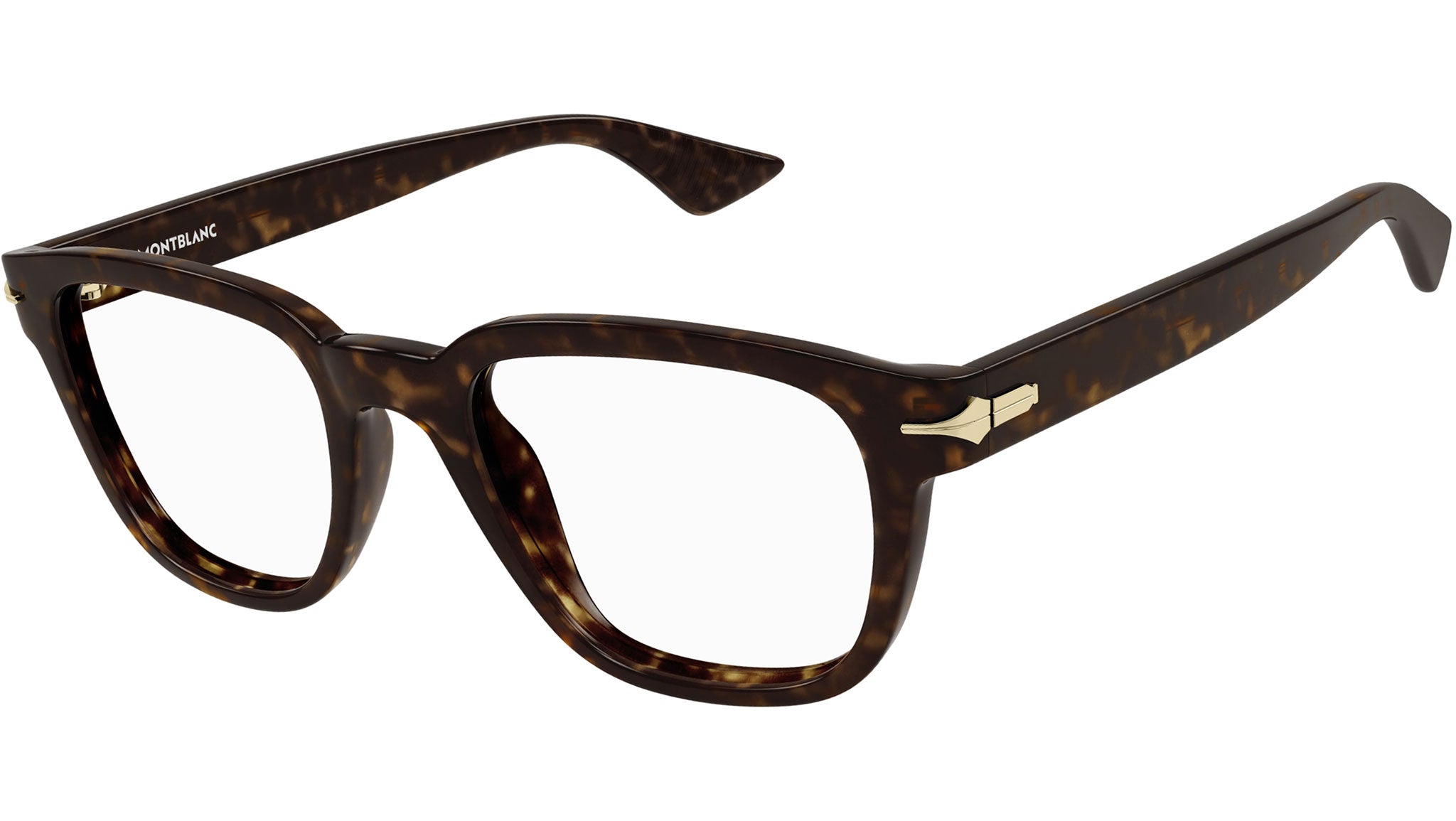 Occhiali da vista MONTBLANC MB0305O Shiny dark havana