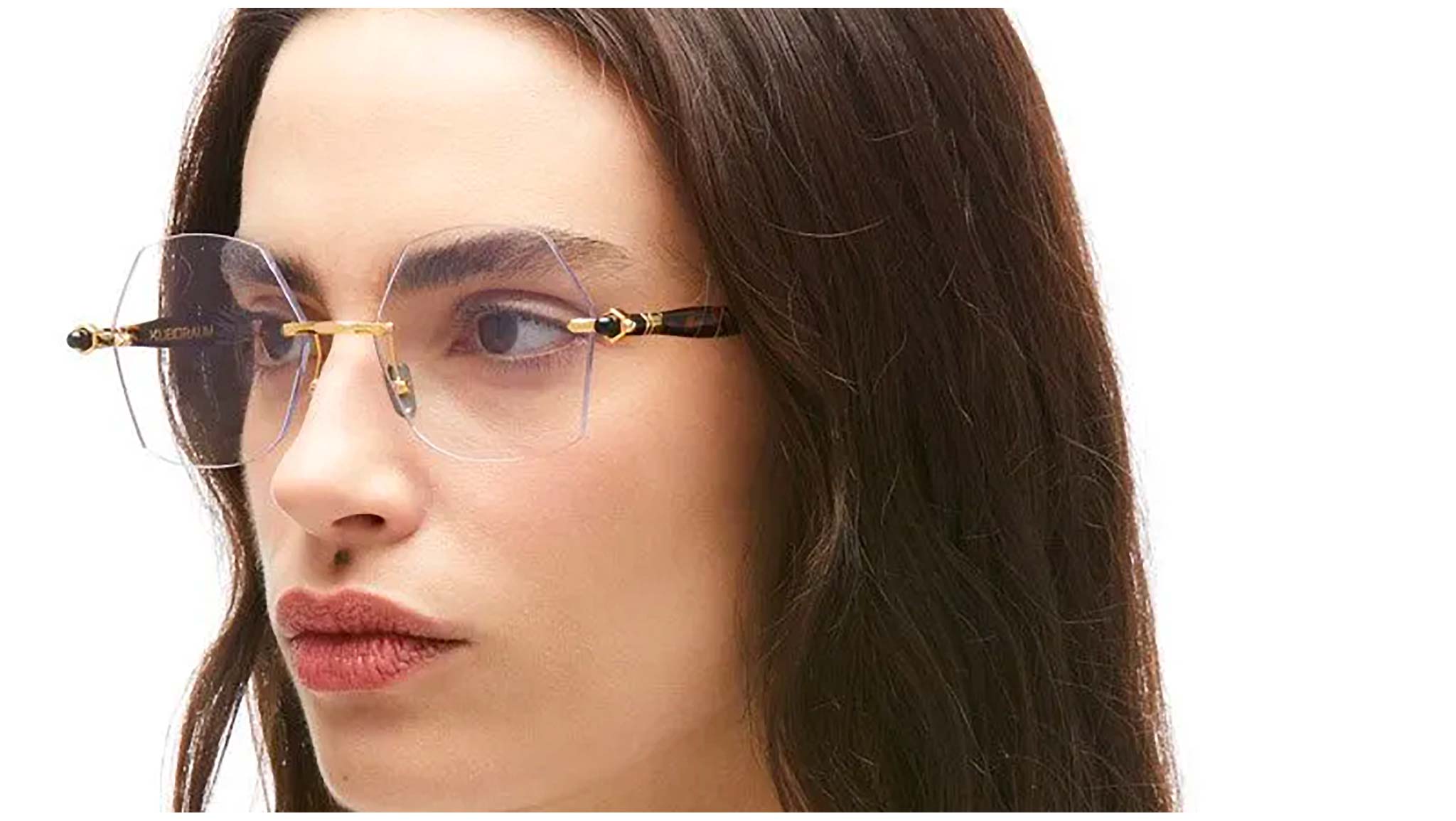 Occhiali da vista KUBORAUM P59 Gold havana black shine