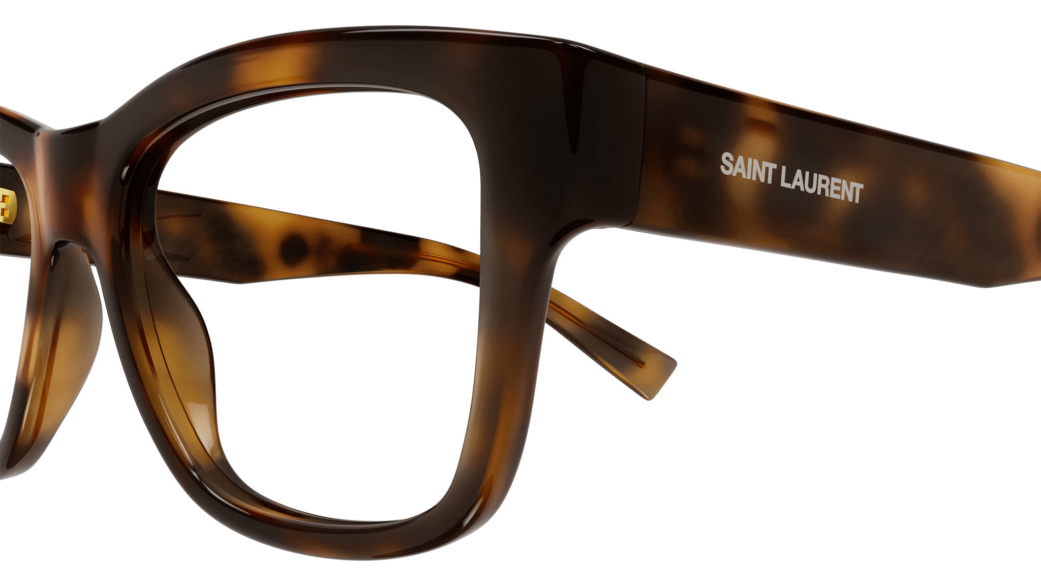 Occhiali da vista SAINT LAURENT SL677 Shiny medium havana