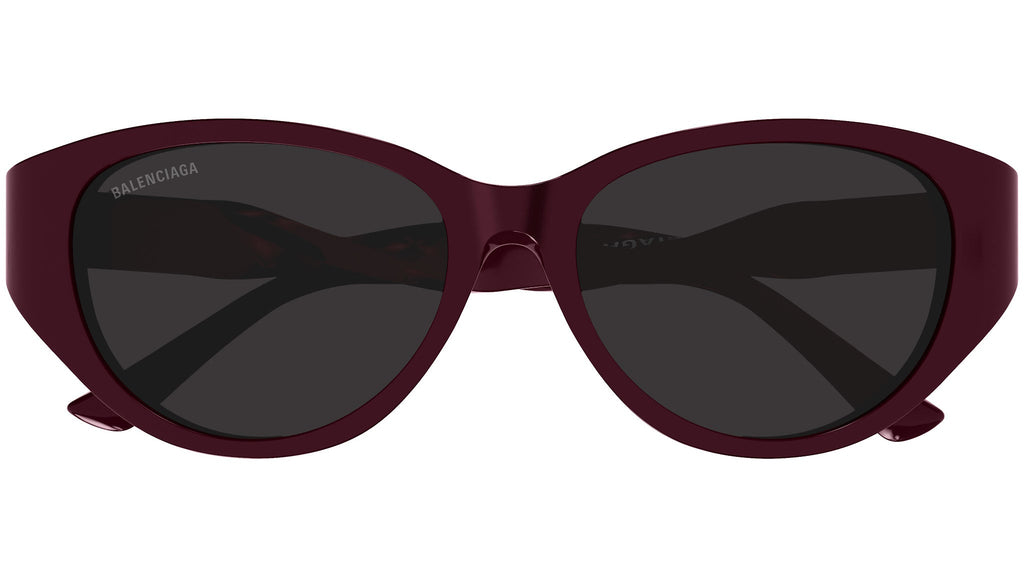 Occhiali da sole BALENCIAGA BB0209SA Shiny solid burgundy