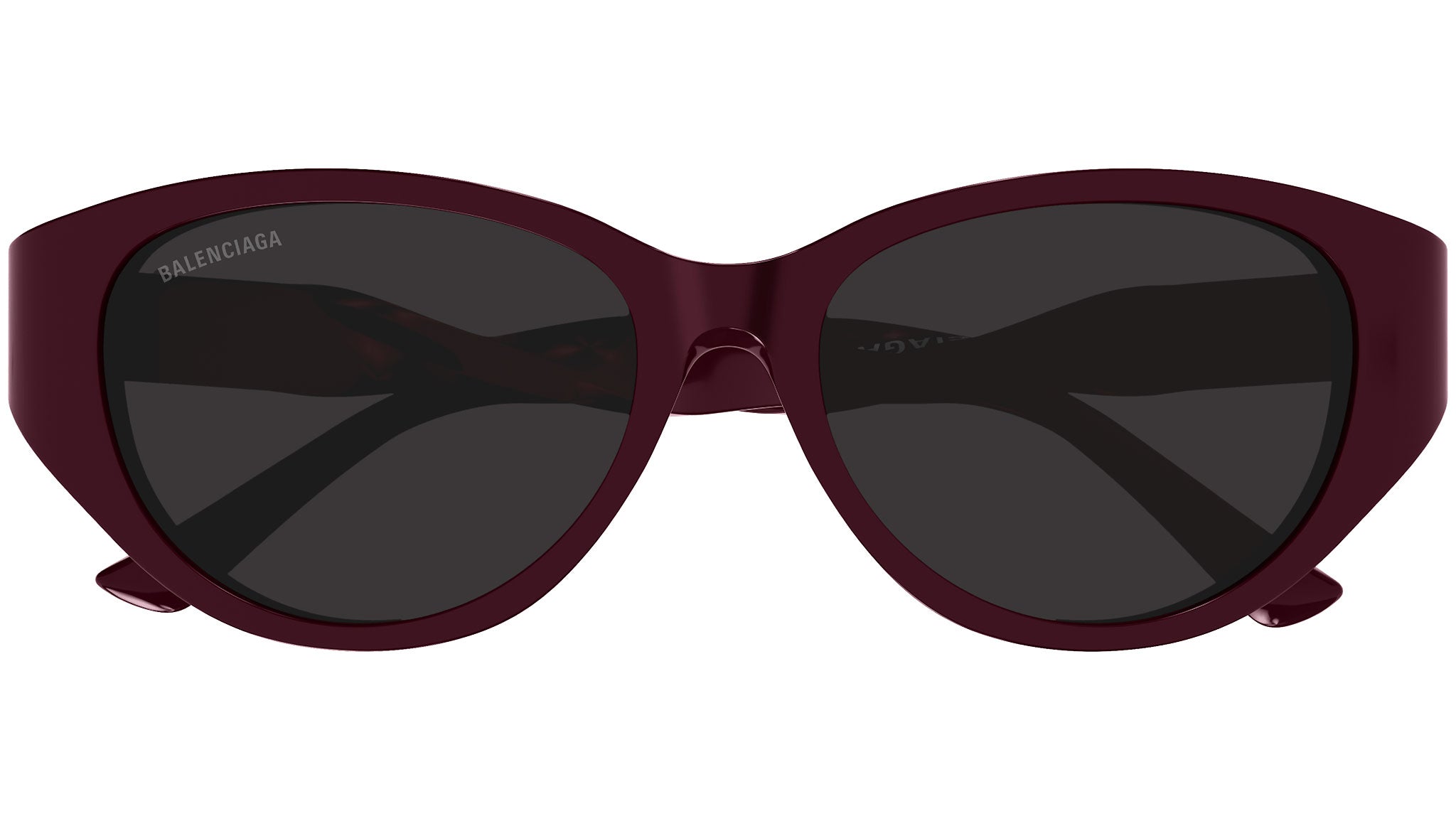 Occhiali da sole BALENCIAGA BB0209SA Shiny solid burgundy