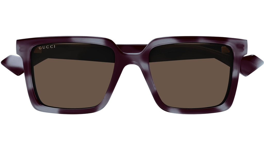 Occhiali da sole GUCCI GG1540S Shiny opal grey spotted havana