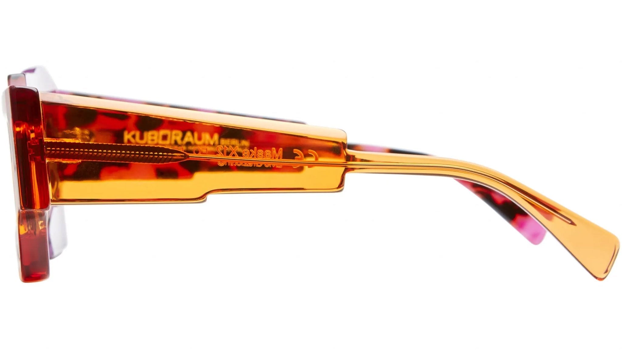 Occhiali da sole KUBORAUM X12 Fuchsia havana orange