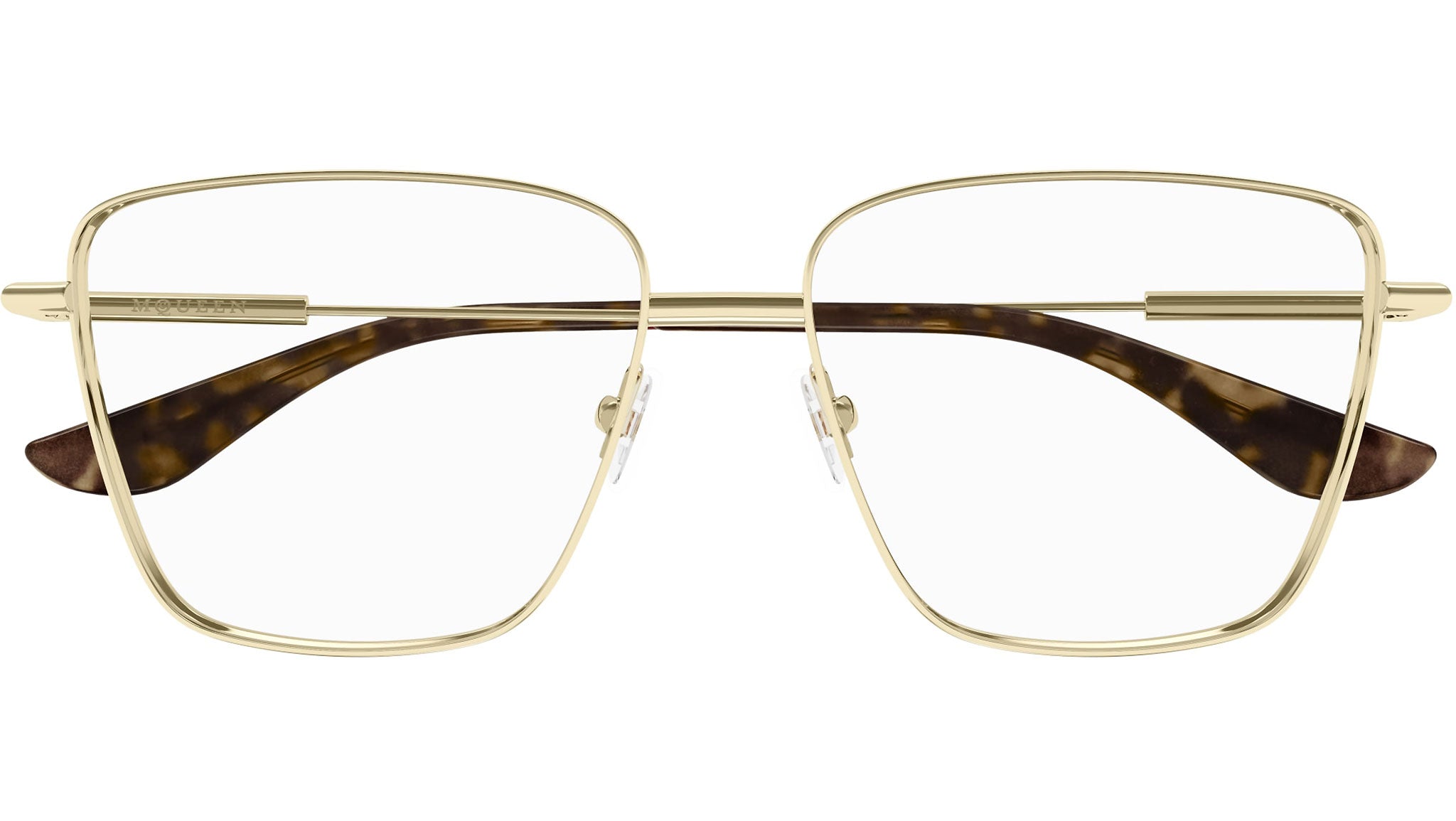 Occhiali da vista ALEXANDER MCQUEEN AM0503O Shiny light gold