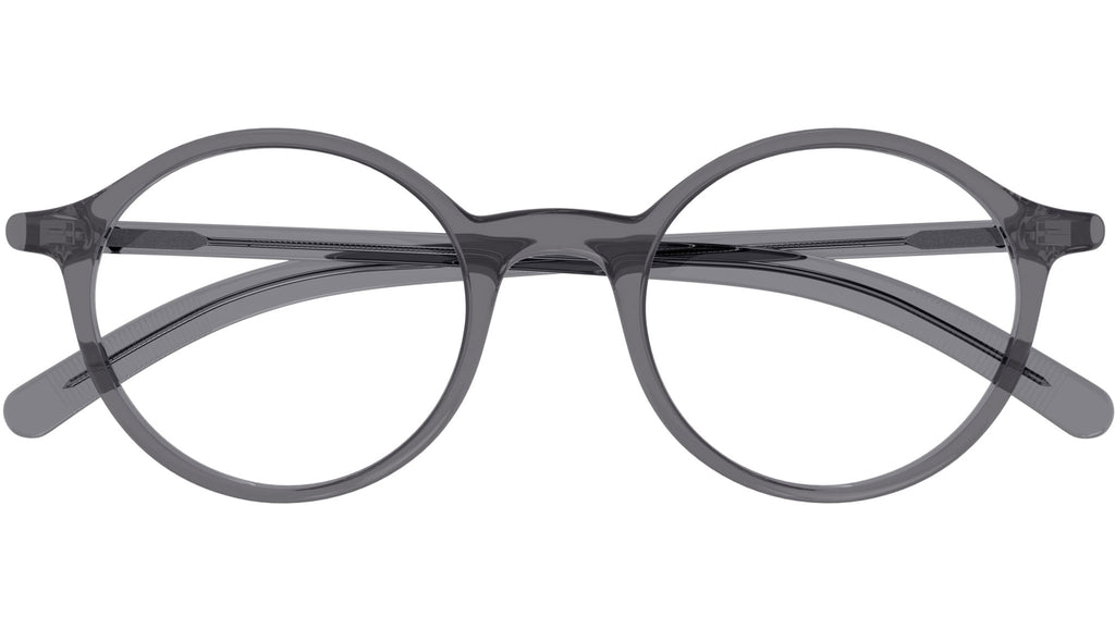 Occhiali da vista MONTBLANC MB0350O Shiny transparent grey