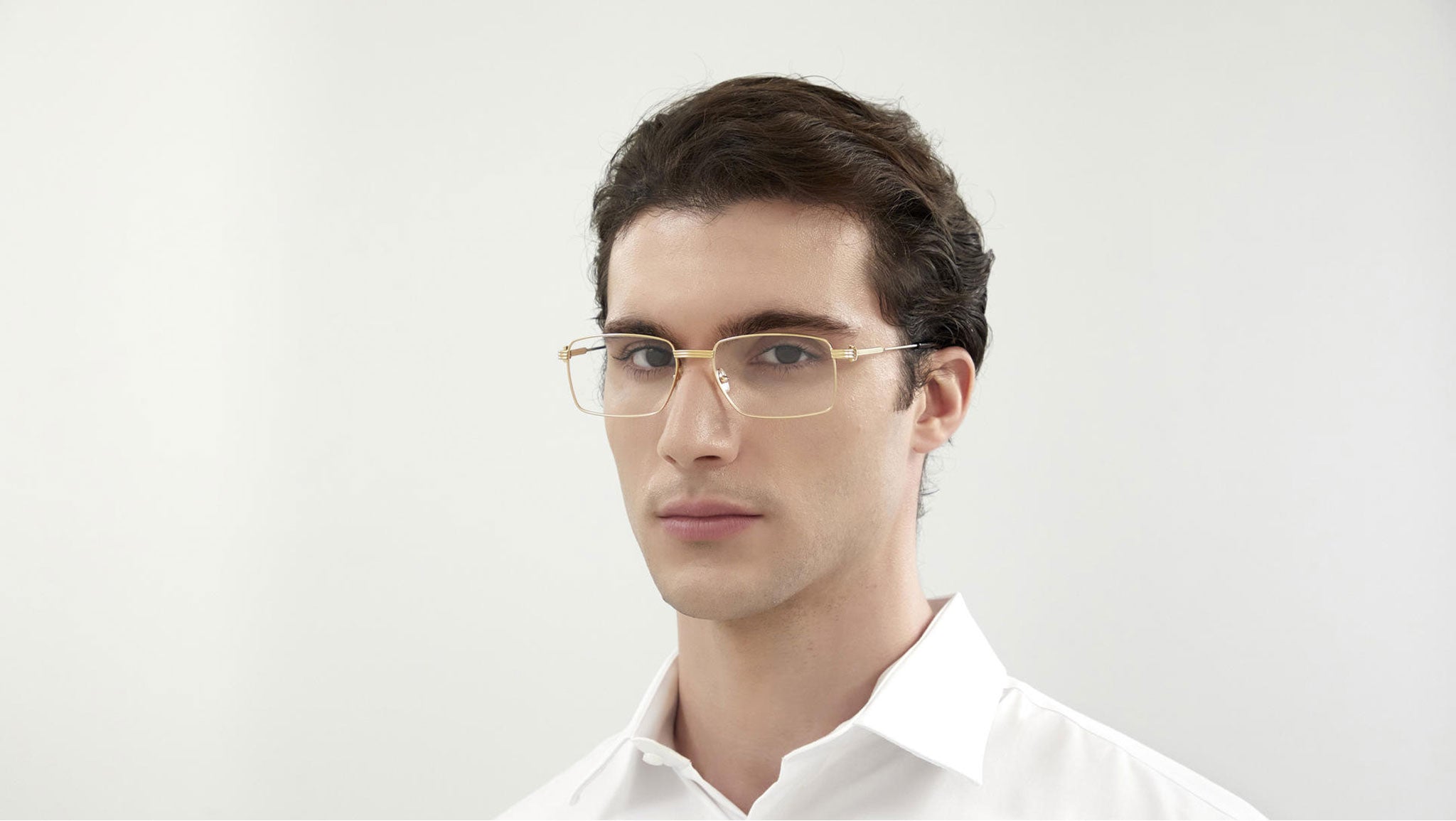 Occhiali da vista CARTIER CT0314O Smooth golden finish