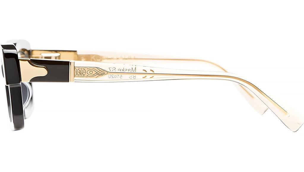 Occhiali da sole KUBORAUM S7 Black shine light brown