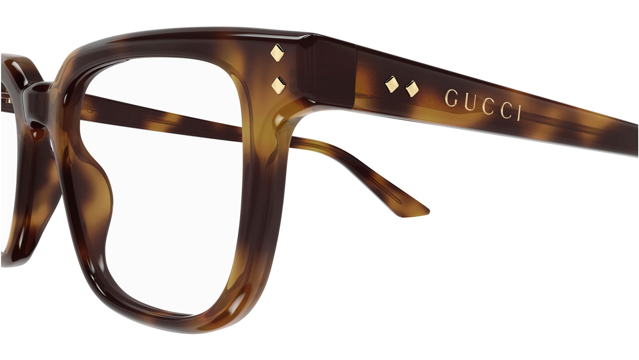 Occhiali da vista GUCCI GG1895O Shiny medium brown havana