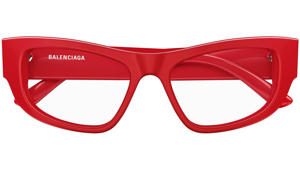 Occhiali da vista BALENCIAGA BB0303O Shiny solid red