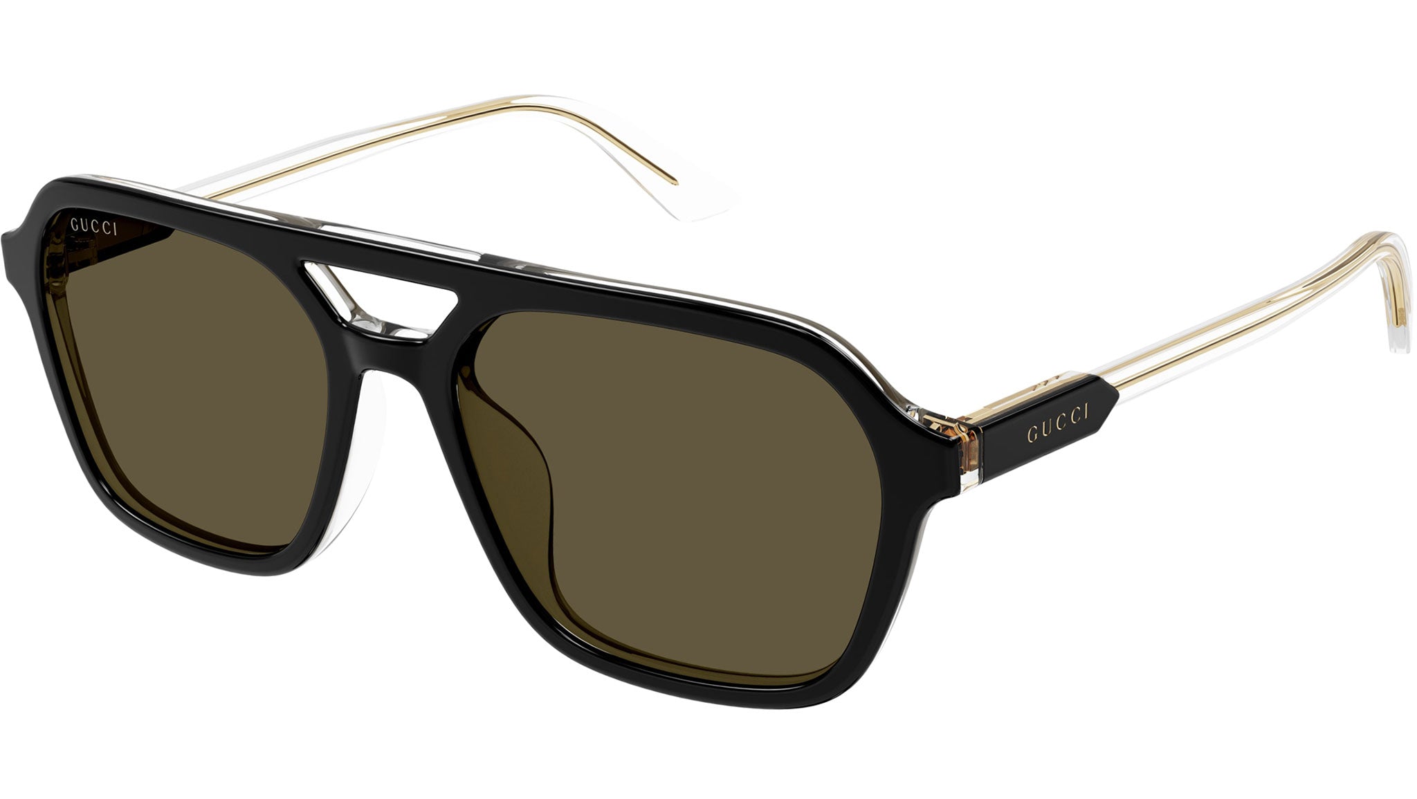 Occhiali da sole GUCCI GG1823SA Shiny solid black crystal