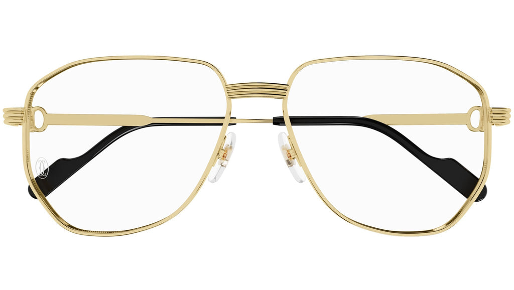 Occhiali da vista CARTIER CT0484O Smooth golden finish