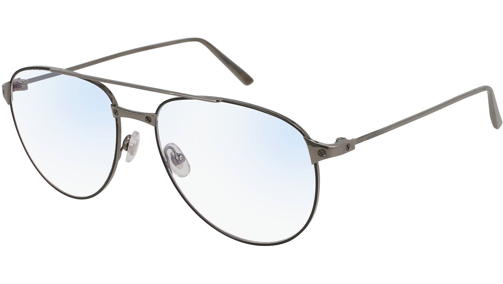 Occhiali da vista CARTIER CT0039O Black shiny dark ruthenium
