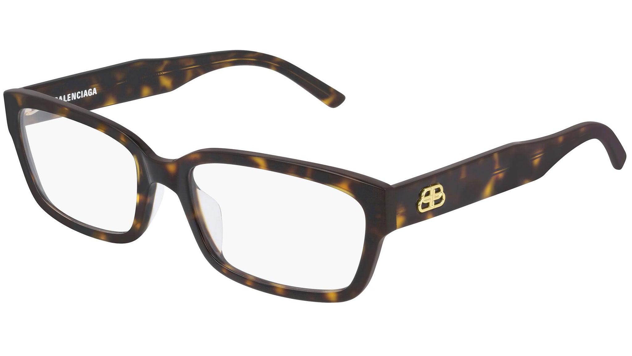 Occhiali da vista BALENCIAGA BB0065O Shiny dark havana