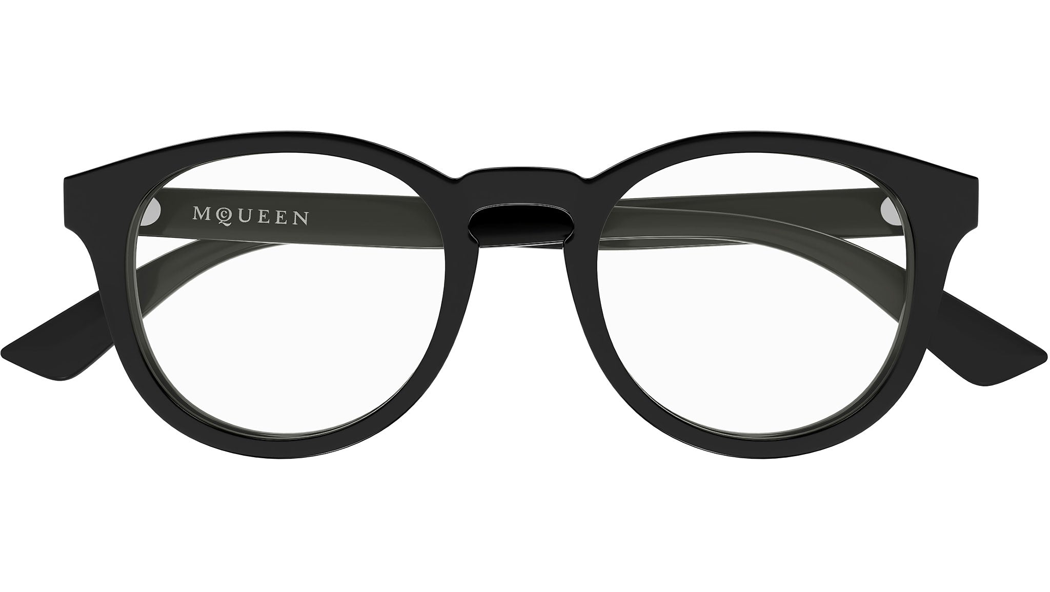 Occhiali da vista ALEXANDER MCQUEEN AM0514O Shiny solid anthracite