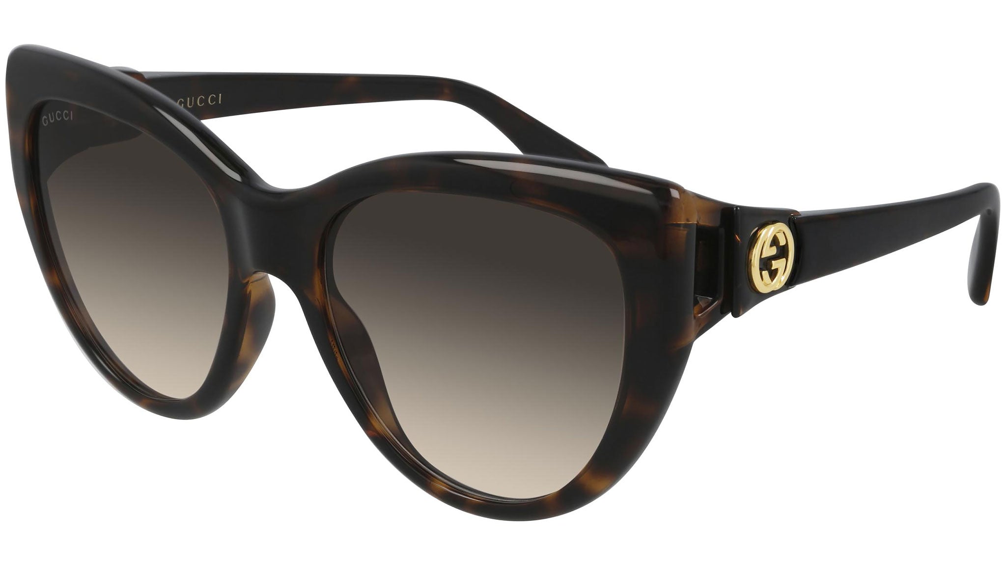 Occhiali da sole GUCCI GG0877S Shiny dark havana
