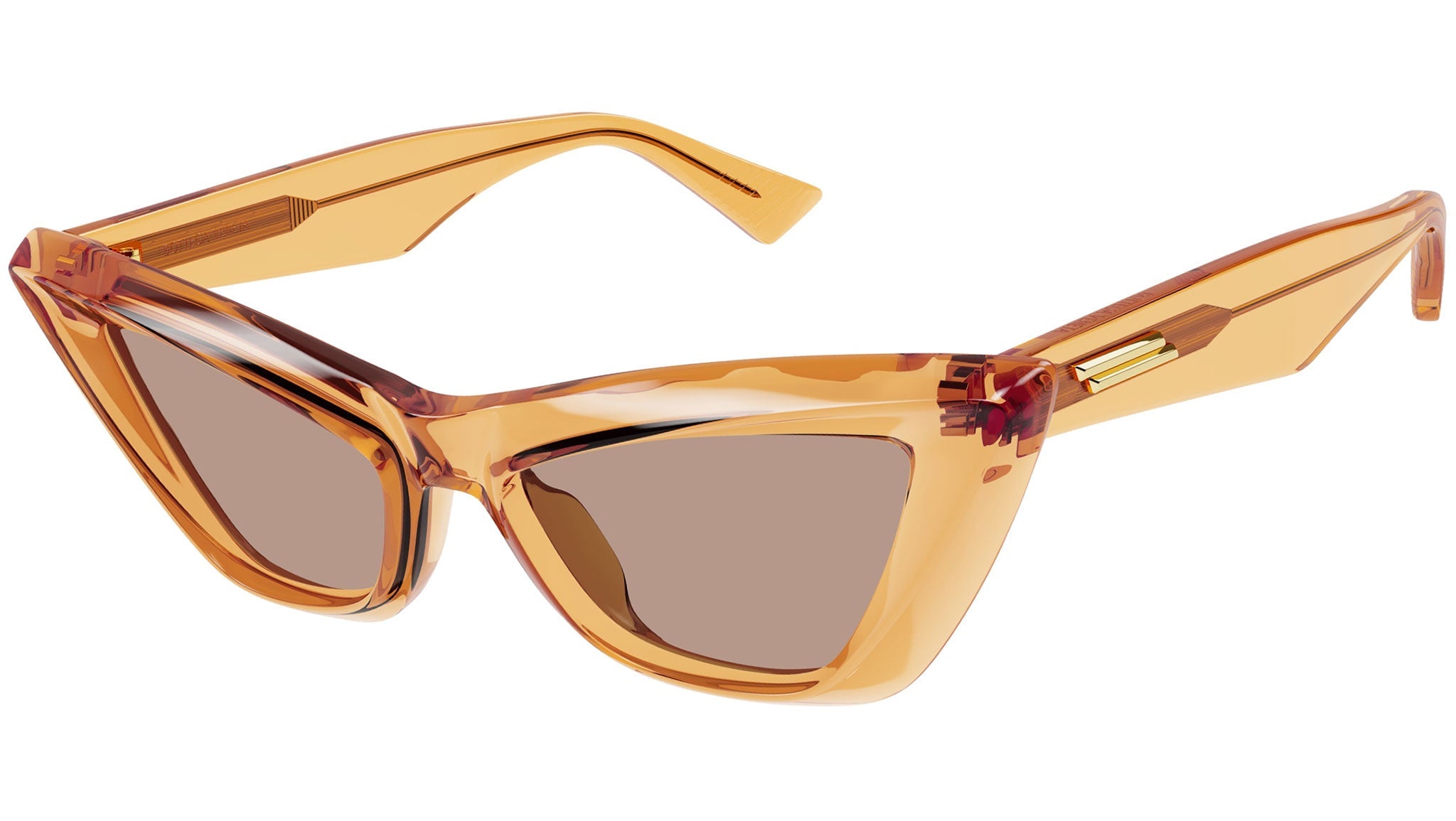 Occhiali da sole BOTTEGA VENETA BV1101S Shiny transparent orange